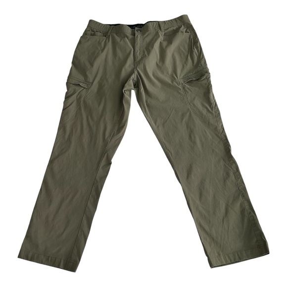 Hi-Tec Green Cargo Pants Straight-Leg Durable - Picture 1 of 13